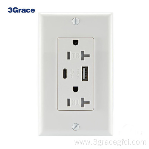 ETL USB wall socket Type C 4.2A output